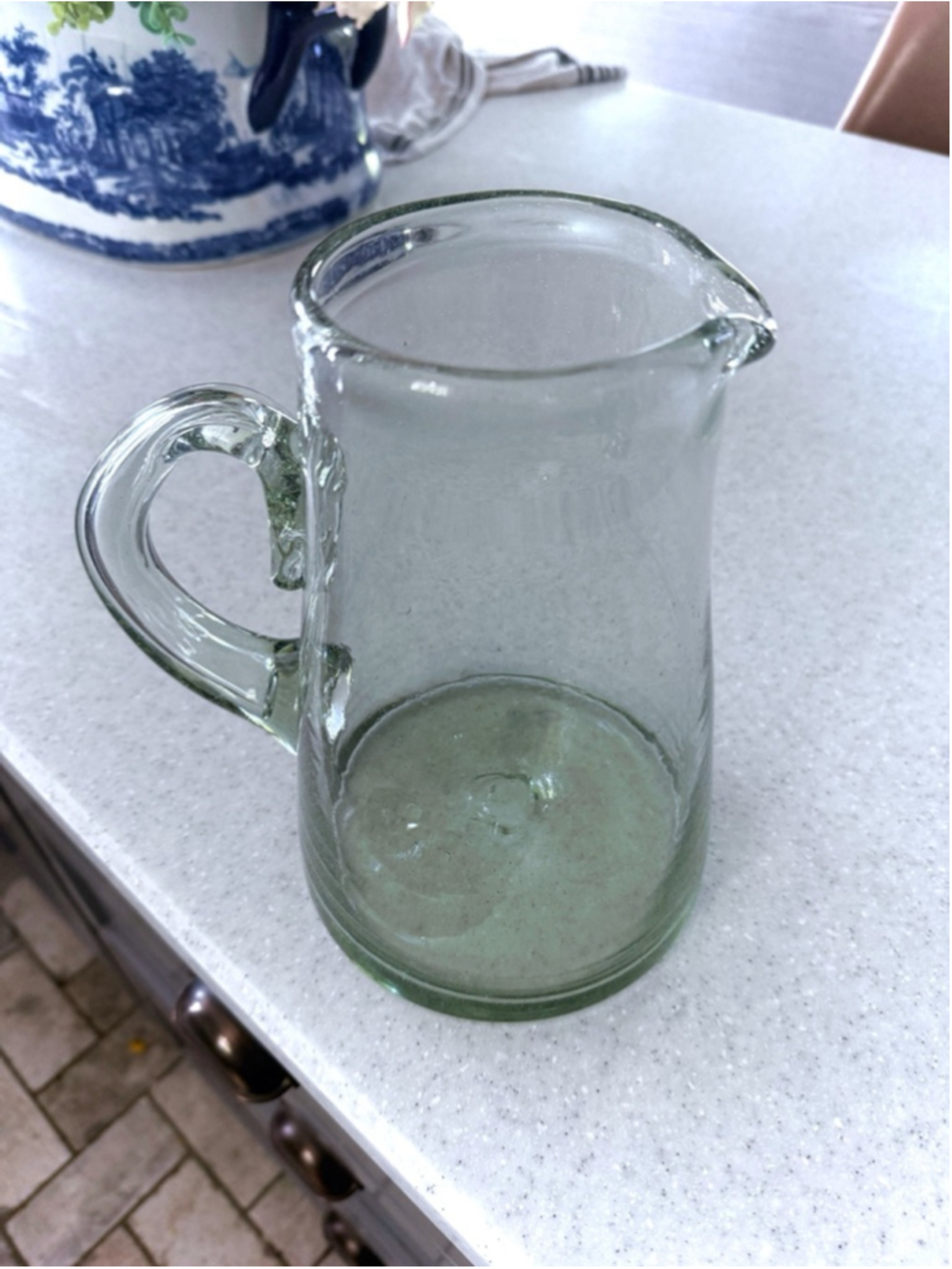 Gorgeous Heavy Glass Pitcher